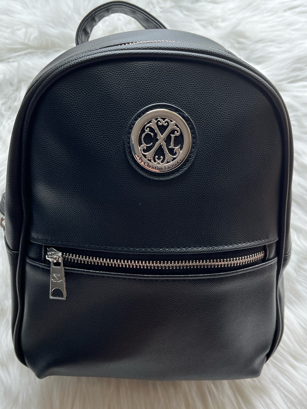 🆕Christian Lacroix CXL Mini Backpack Black MSRP $98 Pine Caviar Style